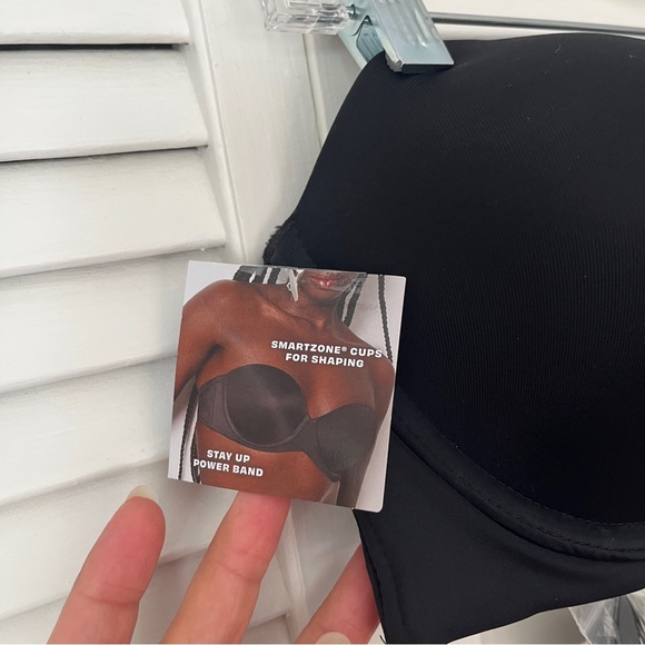 Maidenform Ultimate Stay Put Strapless Underwire Bra black Size 40C NWT - Picture 6 of 9